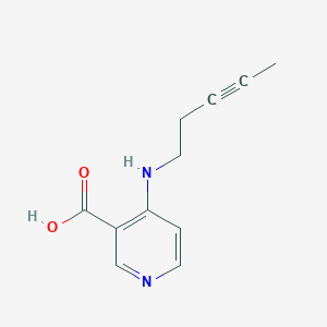 4-[(Pent-3-yn-1-yl)amino]pyridine-3-carboxylic acid