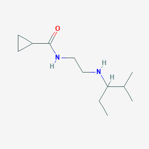 N-{2-[(2-methylpentan-3-yl)amino]ethyl}cyclopropanecarboxamide