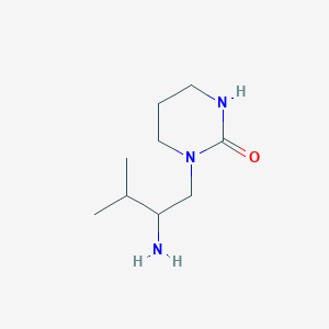 1-(2-Amino-3-methylbutyl)-1,3-diazinan-2-one