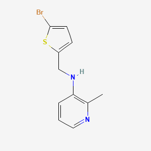 N-[(5-Bromothiophen-2-yl)methyl]-2-methylpyridin-3-amine