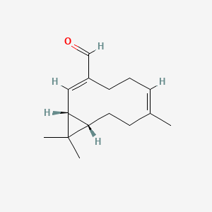 molecular formula C15H22O B13317767 (-)-Isobicyclogermacrenal 