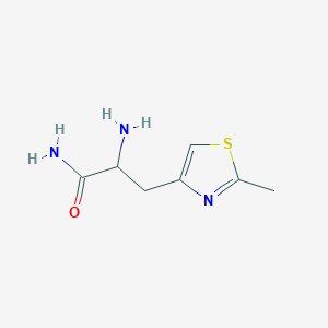 2-Amino-3-(2-methyl-1,3-thiazol-4-yl)propanamide