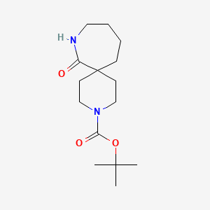 molecular formula C15H26N2O3 B13317796 10-Boc-2,10-diaza-spiro[6.5]dodecan-1-one 