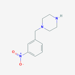 molecular formula C11H15N3O2 B1331783 1-(3-Nitrobenzyl)piperazine CAS No. 203047-37-4