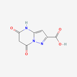 5,7-Dioxo-4H,5H,6H,7H-pyrazolo[1,5-A]pyrimidine-2-carboxylic acid