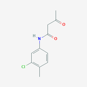 molecular formula C11H12ClNO2 B1331788 N-(3-氯-4-甲基苯基)-3-氧代丁酰胺 CAS No. 52793-03-0