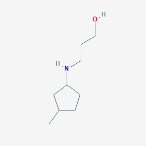 3-[(3-Methylcyclopentyl)amino]propan-1-ol