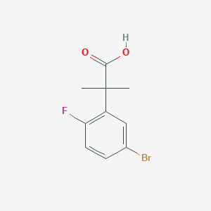 2-(5-Bromo-2-fluorophenyl)-2-methylpropanoicacid