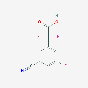 2-(3-Cyano-5-fluorophenyl)-2,2-difluoroacetic acid