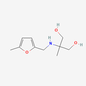 2-Methyl-2-{[(5-methylfuran-2-yl)methyl]amino}propane-1,3-diol