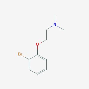 molecular formula C10H14BrNO B1331804 2-(2-Bromophenoxy)-N,N-dimethylethanamine CAS No. 886851-37-2