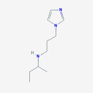 molecular formula C10H19N3 B13318098 (Butan-2-yl)[3-(1H-imidazol-1-yl)propyl]amine 