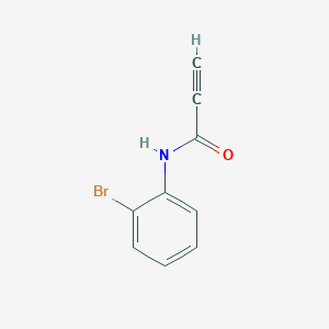 molecular formula C9H6BrNO B13318173 N-(2-bromophenyl)prop-2-ynamide 