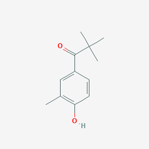 1-(4-Hydroxy-3-methylphenyl)-2,2-dimethylpropan-1-one