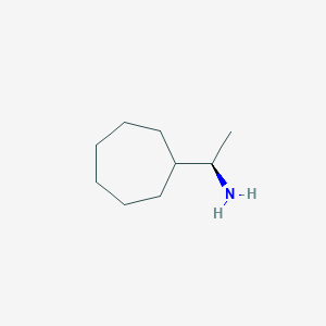 (1R)-1-cycloheptylethan-1-amine