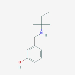 3-{[(2-Methylbutan-2-YL)amino]methyl}phenol