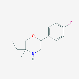 5-Ethyl-2-(4-fluorophenyl)-5-methylmorpholine