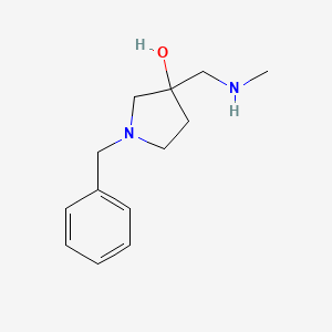 1-Benzyl-3-[(methylamino)methyl]pyrrolidin-3-ol