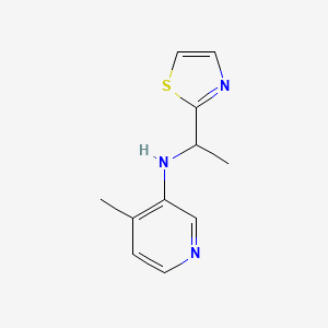 4-methyl-N-[1-(1,3-thiazol-2-yl)ethyl]pyridin-3-amine