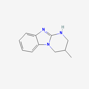 12-Methyl-1,8,10-triazatricyclo[7.4.0.0,2,7]trideca-2,4,6,8-tetraene