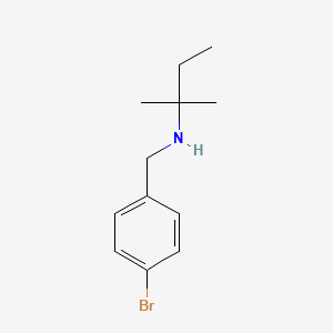 [(4-Bromophenyl)methyl](2-methylbutan-2-YL)amine