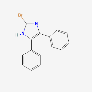 molecular formula C15H11BrN2 B1331833 2-溴-4,5-二苯基-1H-咪唑 CAS No. 69045-24-5