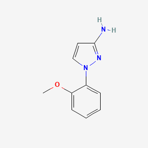 molecular formula C10H11N3O B13318332 1-(2-methoxyphenyl)-1H-pyrazol-3-amine 