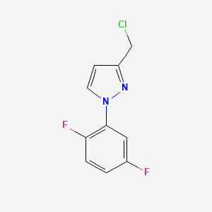 3-(Chloromethyl)-1-(2,5-difluorophenyl)-1H-pyrazole