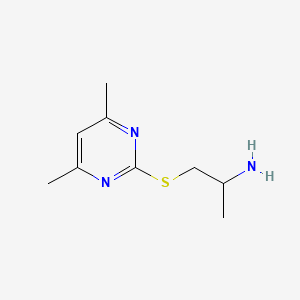 2-[(2-Aminopropyl)sulfanyl]-4,6-dimethylpyrimidine