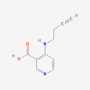 4-[(But-3-yn-1-yl)amino]pyridine-3-carboxylic acid