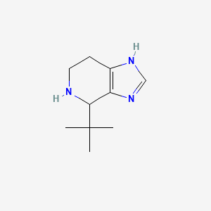 molecular formula C10H17N3 B13318510 4-tert-butyl-3H,4H,5H,6H,7H-imidazo[4,5-c]pyridine CAS No. 4875-38-1