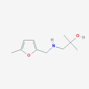 2-Methyl-1-{[(5-methylfuran-2-yl)methyl]amino}propan-2-ol