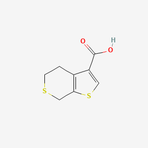 4H,5H,7H-thieno[2,3-c]thiopyran-3-carboxylic acid