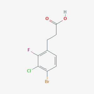 3-(4-Bromo-3-chloro-2-fluorophenyl)propanoic acid