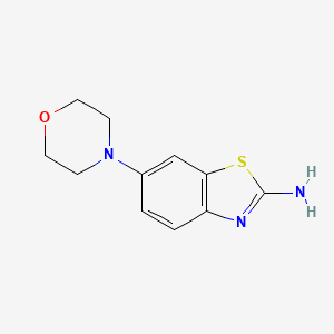 molecular formula C11H13N3OS B1331860 6-吗啉代苯并[d]噻唑-2-胺 CAS No. 94641-22-2