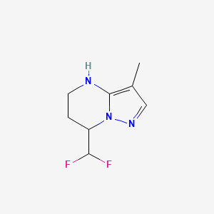 7-(Difluoromethyl)-3-methyl-4H,5H,6H,7H-pyrazolo[1,5-a]pyrimidine