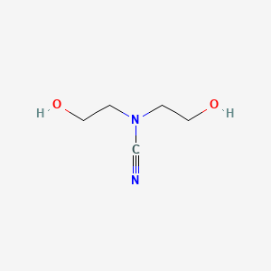 2-[Cyano(2-hydroxyethyl)amino]ethan-1-ol