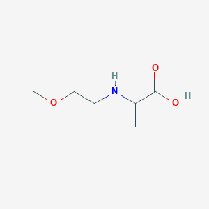 molecular formula C6H13NO3 B13318800 N-(2-Methoxyethyl)alanine 