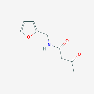 molecular formula C9H11NO3 B1331882 N-(2-呋喃甲基)-3-氧代丁酰胺 CAS No. 392721-34-5
