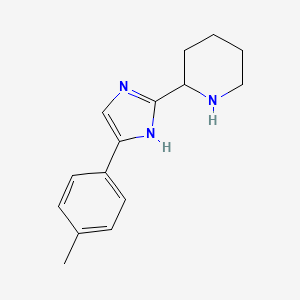 2-[4-(4-Methylphenyl)-1H-imidazol-2-yl]piperidine