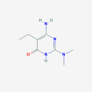 6-Amino-2-(dimethylamino)-5-ethyl-3,4-dihydropyrimidin-4-one