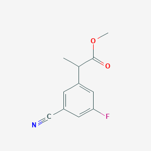 Methyl 2-(3-cyano-5-fluorophenyl)propanoate