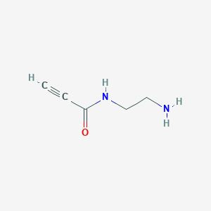 molecular formula C5H8N2O B13318953 N-(2-aminoethyl)-2-Propynamide CAS No. 1099604-74-6