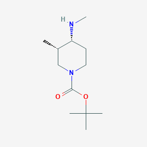 tert-Butyl (3S,4R)-3-methyl-4-(methylamino)piperidine-1-carboxylate