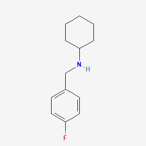 molecular formula C13H18FN B1331897 N-(4-氟苄基)环己胺 CAS No. 356531-67-4