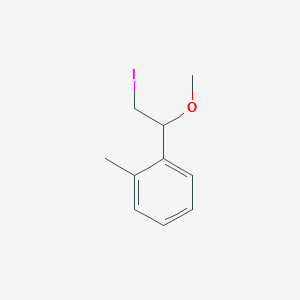 1-(2-Iodo-1-methoxyethyl)-2-methylbenzene