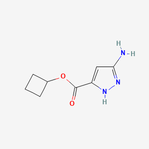 cyclobutyl 3-amino-1H-pyrazole-5-carboxylate