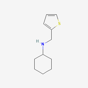 B1331902 N-(thiophen-2-ylmethyl)cyclohexanamine CAS No. 51305-86-3