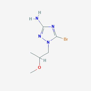 5-Bromo-1-(2-methoxypropyl)-1H-1,2,4-triazol-3-amine