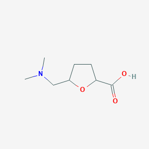 5-((Dimethylamino)methyl)tetrahydrofuran-2-carboxylic acid